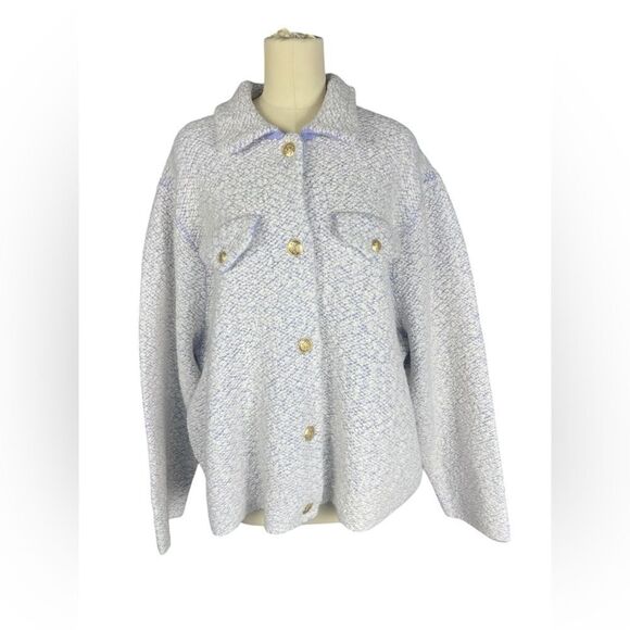 J Crew Collared lady jacket in wool bouclé size 3x - Picture 2 of 9